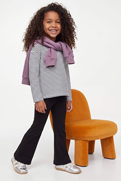 TRENDYOLKIDS Black Knitted Girls' Tights Tkdaw27Ta00003
