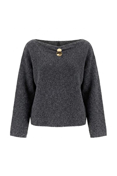 Trendyol Collection Pulover din lână de calitate specială, cu textură moale ș...