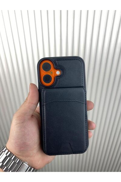 FABRON Leather - iPhone 17 Uyumlu MagSafe Özellikli Darbeye Dayanıklı Cüzdanl...