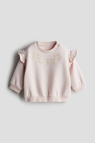 H&M Bisiklet Yaka Sweatshirt