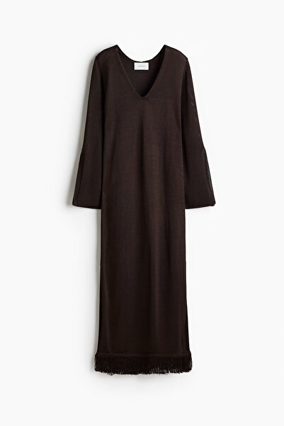 H&M Püsküllü Kaftan Elbise