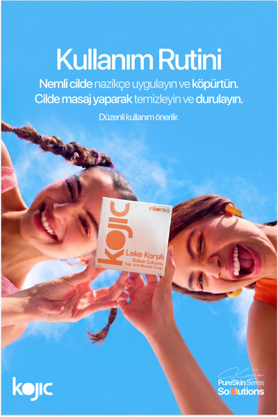 inkorea Kojic Acid Anti-Blemish and Skin Tone Equalizing Facial Cleansing Bar / Kojic Acid Anti-Blemish Soap
