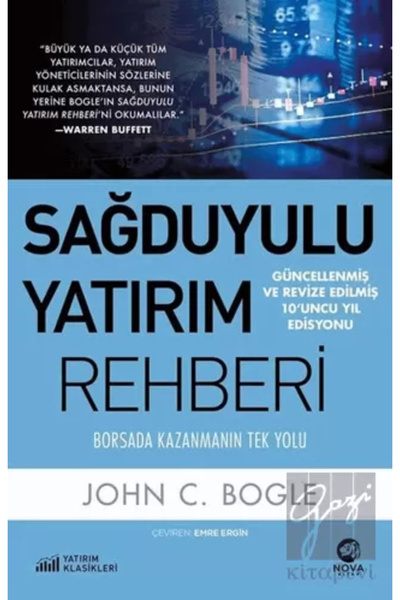 nova kitap Sağduyulu Yatırım Rehberi John C. Bogle