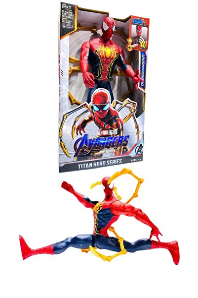 FEN TOYS Spiderman Ahtapot Kollu Figür Örümcek Adam Işık Ses 29 Cm