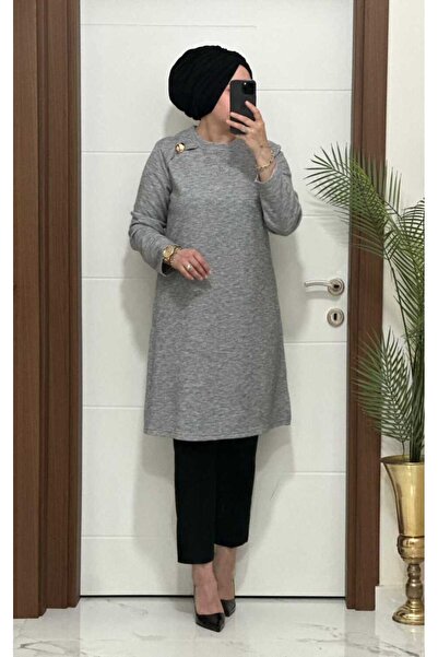 MODA ALMİRA 2600 K 80 GRİ OPEL TRİKO TUNİK