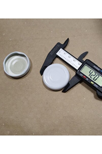 abnturk 10 Adet 42mm Dışçap 38mm İç Çapı, Cam Şişe Konserve Kavanoz Kapağı Si...