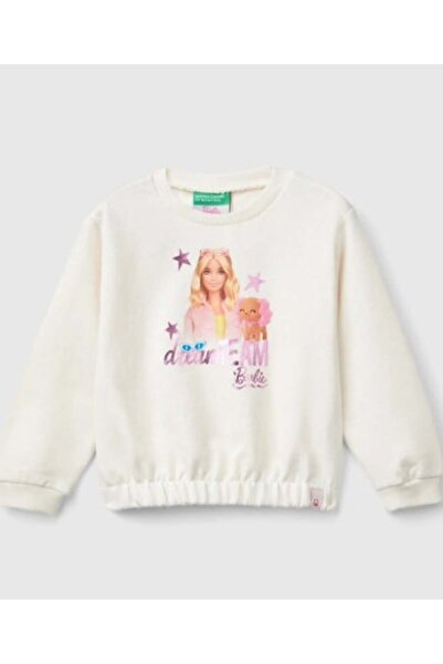 United Colors of Benetton Girl baby 3j68g10hi printed sweatshirt gkb1066
