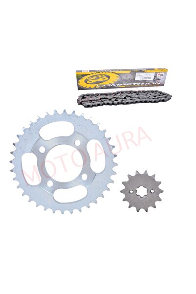 monero Ön - Arka Dişli Set [15t / 36t] 428-110 ZİNCİR Cub