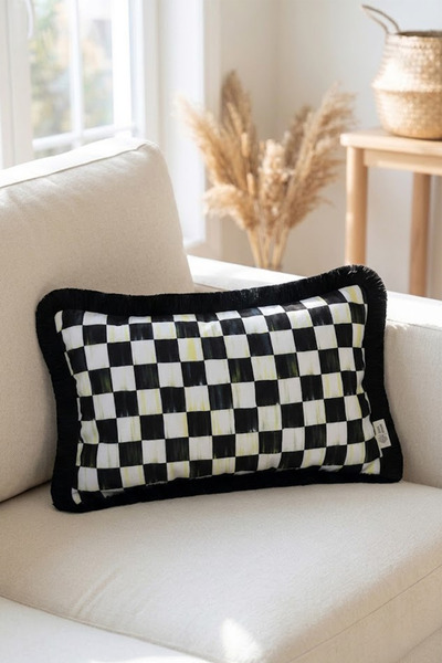 Alseko Concept Husa de perna cu model Gingham 30x50 cm