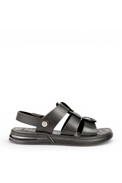 Mels Sandale/papuci casual, bărbați, 95017 negru, piele naturală 41