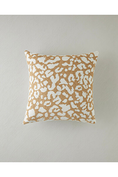English Home Leopura Dekoratif Kırlent 45x45 cm Bej