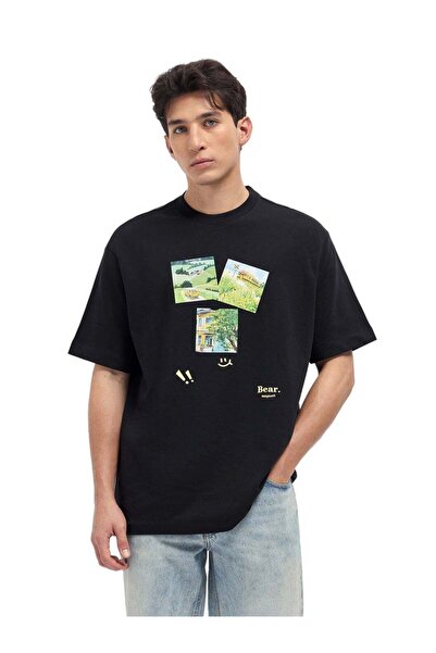 The Bear House Men’s Short Sleeve T-Shirt, Soft Fabric, Comfortable Fit & Cas...