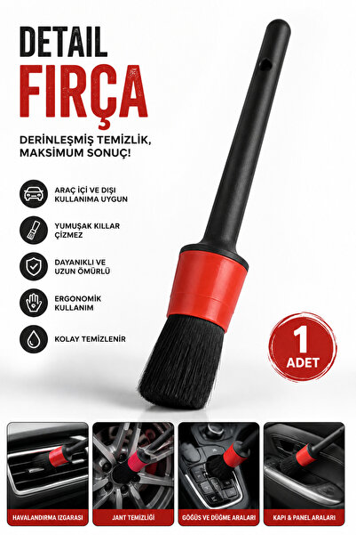 GARDENAUTO Oto Detay Fırçası Temizlik Fırçası Jant Lastik Fırçası