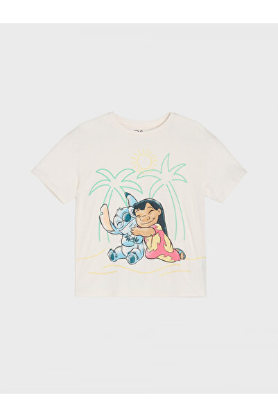 Lilo & Stitch Tricou din bumbac cu mânecă scurtă, Stitch