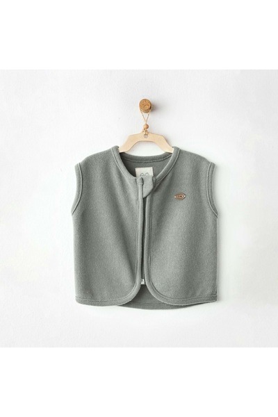 andywawa Baby Boy Vest Khaki