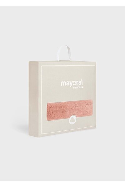 MAYORAL بطانية من الفرو باللون الوردي