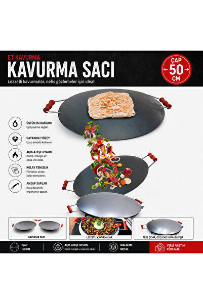 Otm Saç Kavurma ve Gözleme Sacı 50 Cm
