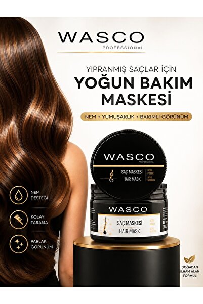 wasco Professıonal Besleyici, Onarıcı Ve Koruyucu Saç Bakım Maskesi