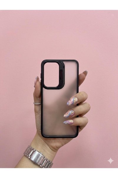 sanalikaksesuar Samsung Galaxy S25 Fe Compatible Sliding Camera Protection Case