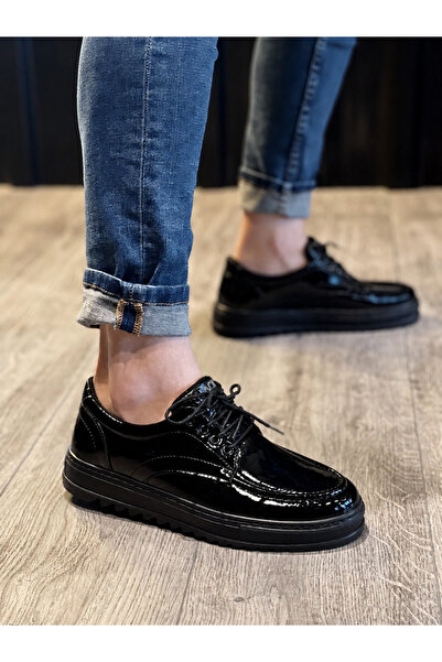 MHD-098Men's Casual Lace-Up Spring Classic Shoes RST-BLACK