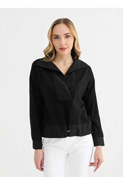 Selen Siyah Kadın Bluz 26YSL8395