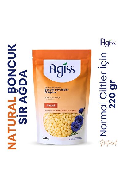 AGISS Boncuk Soyulabilir El Ağdası Natural 220 gr