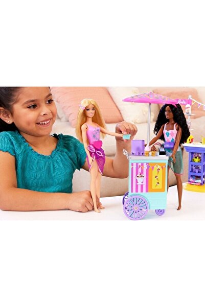 mattel Oyuncak Barbie Brooklyn Ve Malibunun Sahildeki Yiyecek Standı