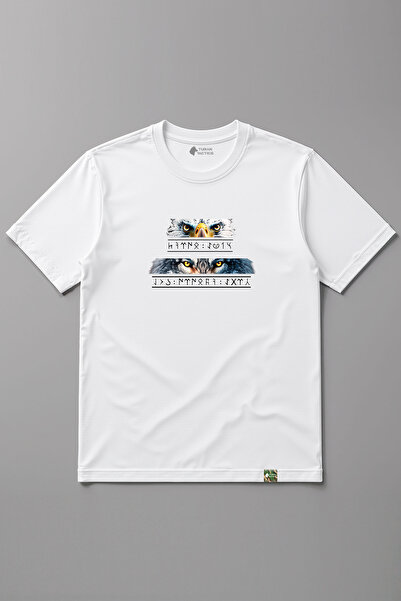 TURAN TACTICS Oversize Unisex T-shirt with BURKUT SHARK (WOLF EAGLE) Design