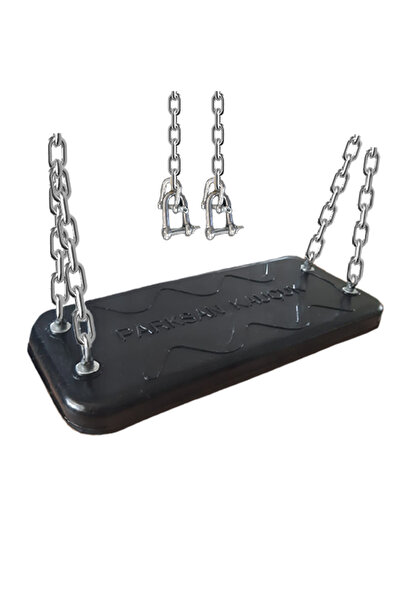 PARKSAN 6mm Kalibre Zincirli Kauçuk Salıncak Oturağı Çocuk Ve Yetişkinler Içi...
