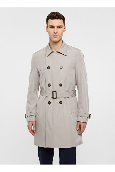 Back And Bond Taş Regular Fit Trençkot