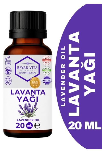 BEYARVİTA Lavanta Yağı, 20 ml (LAVENDER OİL)