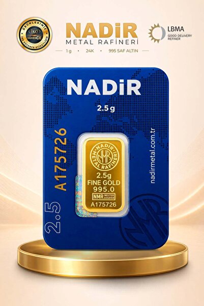 Nadir Gold 24 Ayar 2,5 Gram Külçe Altın