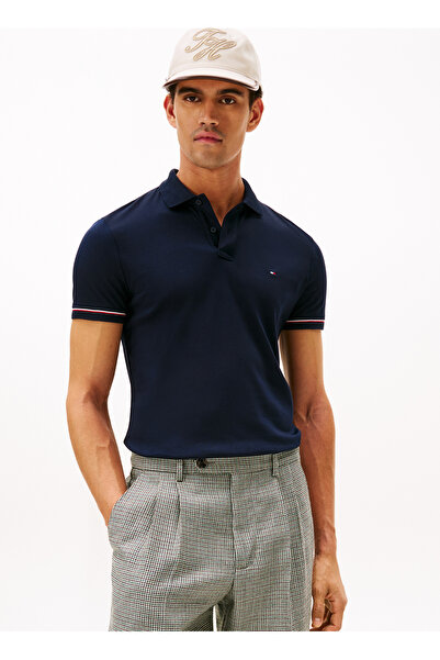 Tommy Hilfiger LIQUID COTTON RWB CUFF SLIM POLO