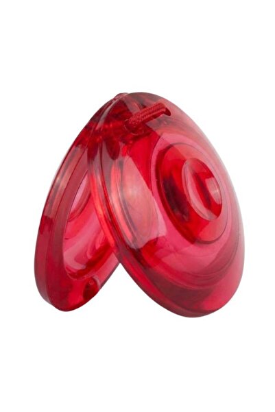 Temel Plastik Kastanyet El Perküsyon Aleti Kırmızı 5.5 cm BY11-8