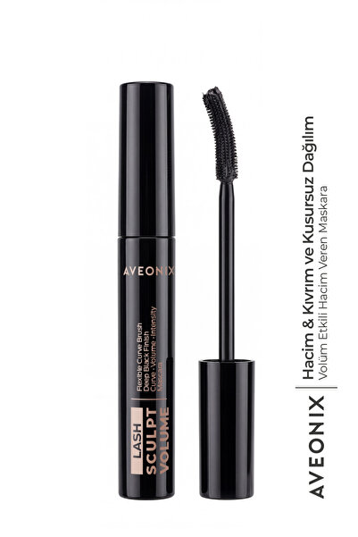 AVEONIX Lash Sculpt Curl Maskara – Uzun, Kıvrık ve Dolgun Kirpikler İçin
