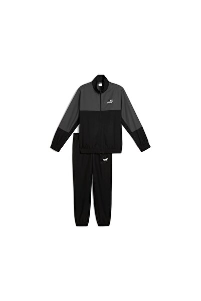 Puma Woven Colorblock Tracksuit 688173 Erkek Günlük Eşofman Takımı SİYAH