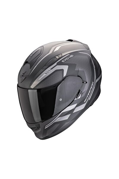 Scorpion EXO 491 Evo Kripta Kapalı Motosiklet Kaskı Mat Siyah Gümüş