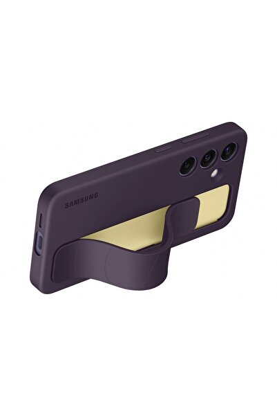 Samsung Carcasă Standing Grip pentru Galaxy S24, EF-GS921CEEGWW - Violet închis