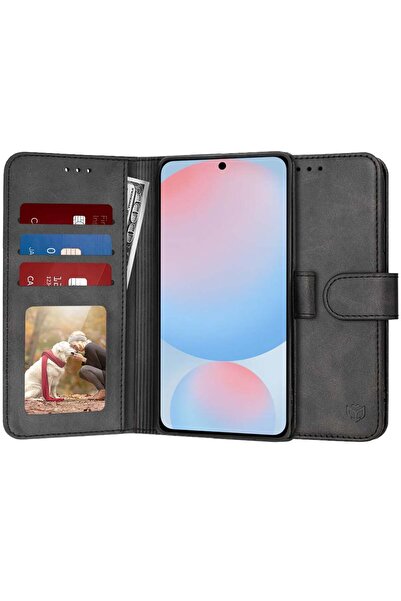 Techsuit Husă pentru Samsung Galaxy A56 5G - Jurnal - Negru