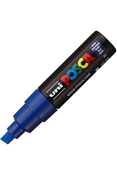 Uni Posca Posca PC-8K marker, chisel tip 8 mm, blue