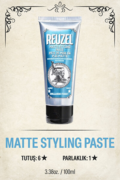 Reuzel Matte Styling Paste Orta Tutucu Mat Krem Wax 100 ml