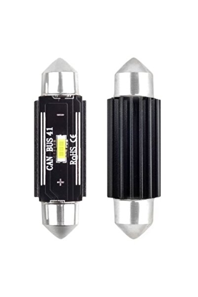 AMIO Set de 2 becuri auto LED C5W Canbus cu 1SMD UltraBright 41mm 12/24v