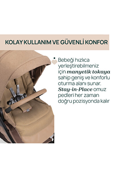 Chicco BELLAGIO BEBEK ARABASI 2.0 CARAMEL