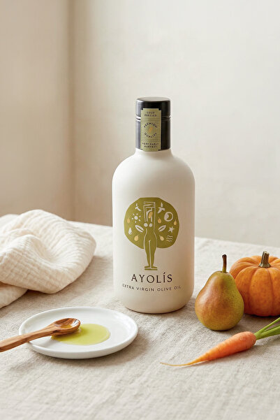 Ayolis Premium Anne Bebek Çocuk Zeytinyağı 500 ml Ödüllü Ilk Hasat Soğuk Sıkım Natürel Sızma Zeytinyağı