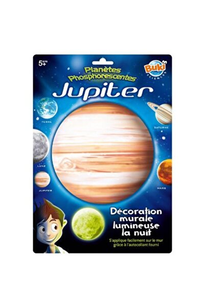 Buki Decorațiuni de perete fosforescente - Planetă Jupiter