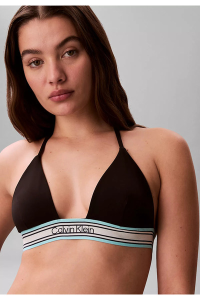 Calvin Klein Kadın Siyah Bikini Üstü
