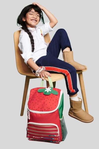 Skip Hop Kız Çocuk Spark Style Çocuk Sırt Çantası Çilek 9N861610 Kırmızı