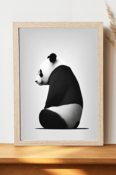 Luna Marissa Αφίσα Panda - Αφίσα τοίχου από γυαλιστερό χαρτί χωρίς πλαίσιο
