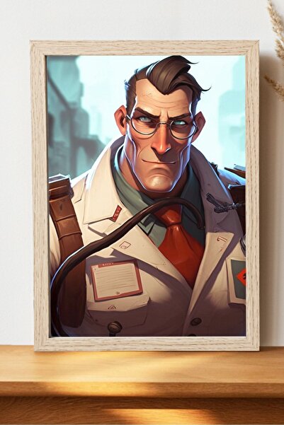 Luna Marissa Αφίσα Team Fortress Medic Tf2 - Αφίσα παιχνιδιού από χοντρό χαρτ...