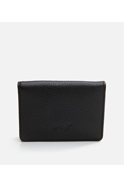 Hotiç Men's Leather Black Wallet